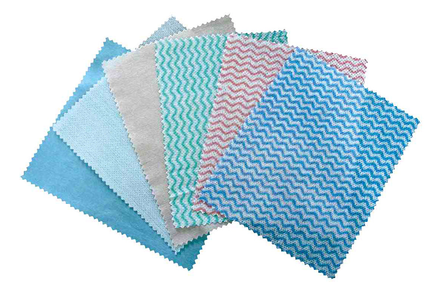 Trykt serie af spunlace nonwoven (stykke type)